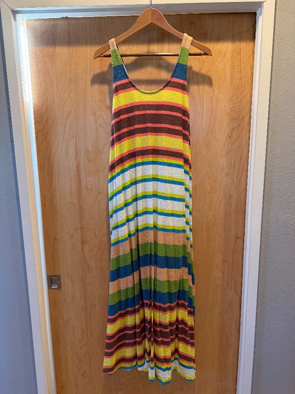 Plenty by Tracy Reese Spectrum Stripe Jersey Maxi Dress